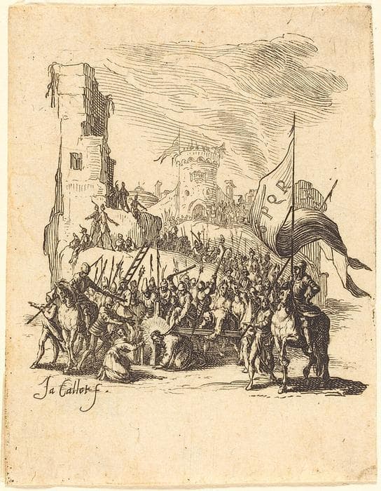 Christ Carrying the Cross — Jacques Callot