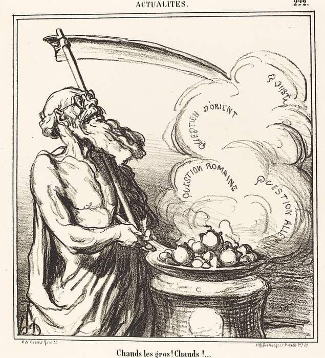 Chauds les gros! chauds!... — Honoré Daumier