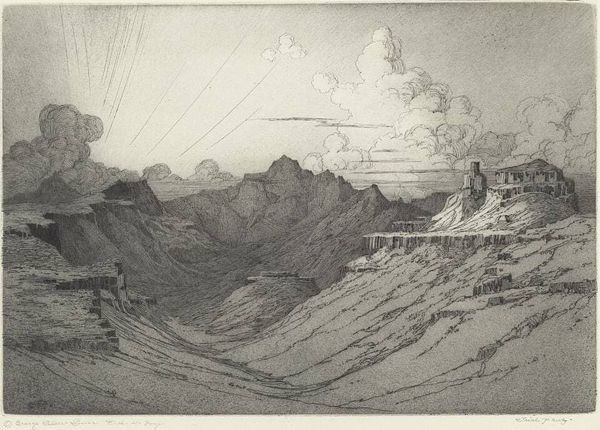 Desert Sunset — George Elbert Burr