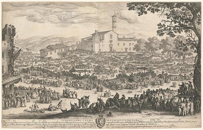 The Fair at Impruneta — Jacques Callot