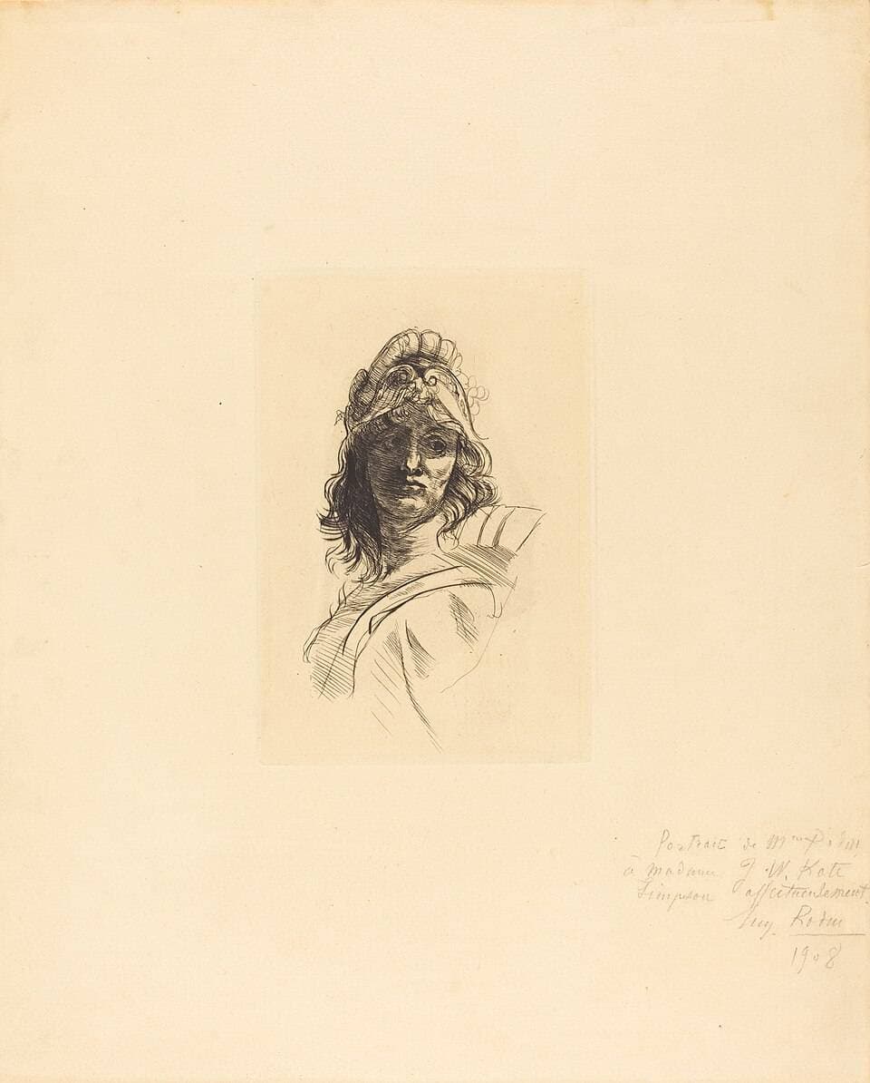 Buste de Bellone — Auguste Rodin