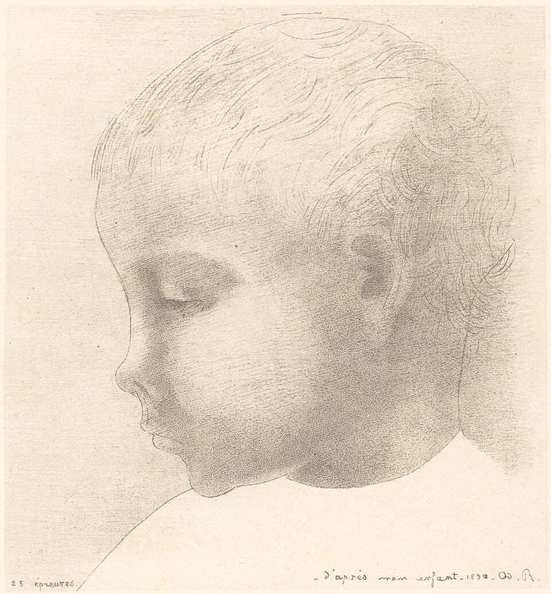 Mon Enfant (My Child) — Odilon Redon
