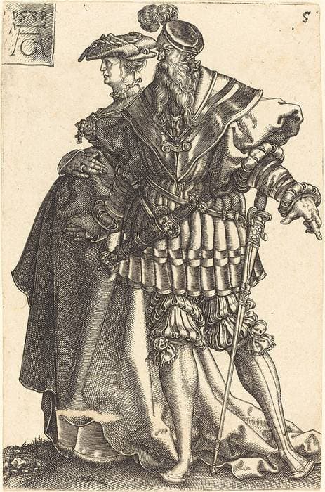 Large Wedding Dancers — Heinrich Aldegrever