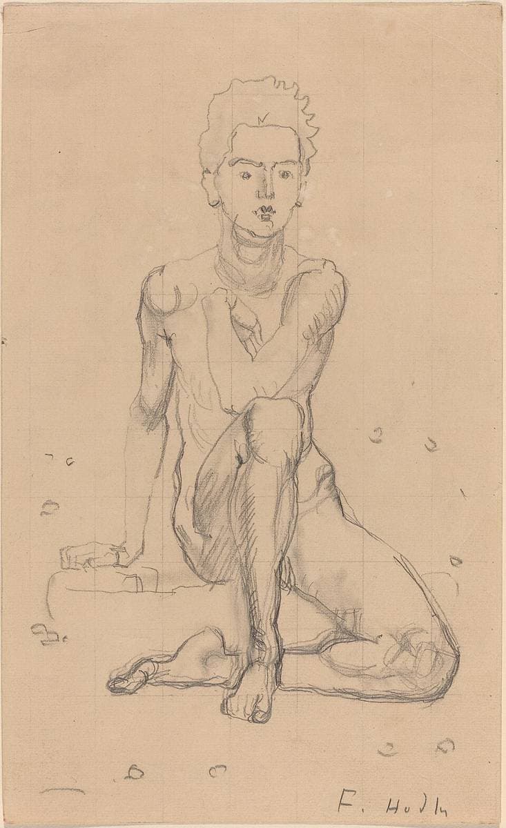 Hector Posing Nude — Ferdinand Hodler