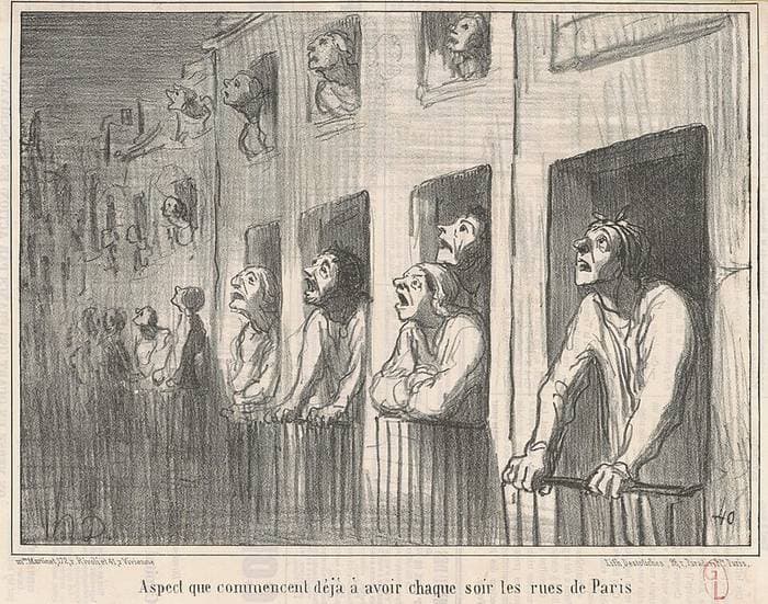 Aspect que commencent déja a avoir ... — Honoré Daumier