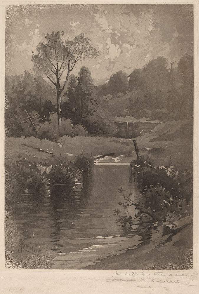 An Old Dam Near Montrose — James David Smillie