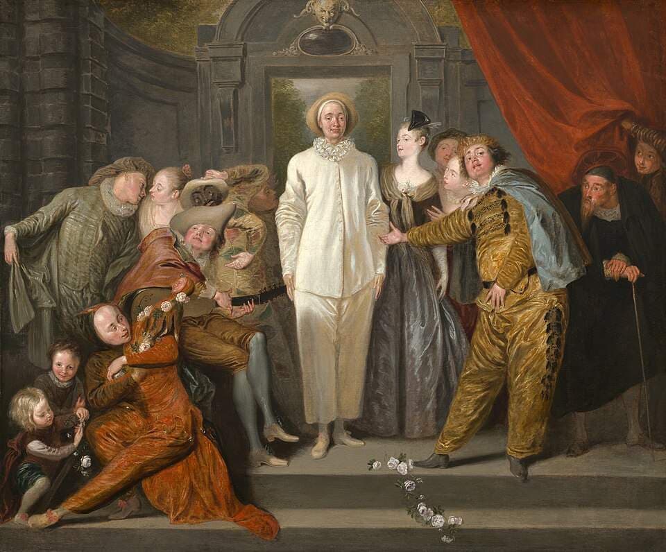 The Italian Comedians — Jean-Antoine Watteau