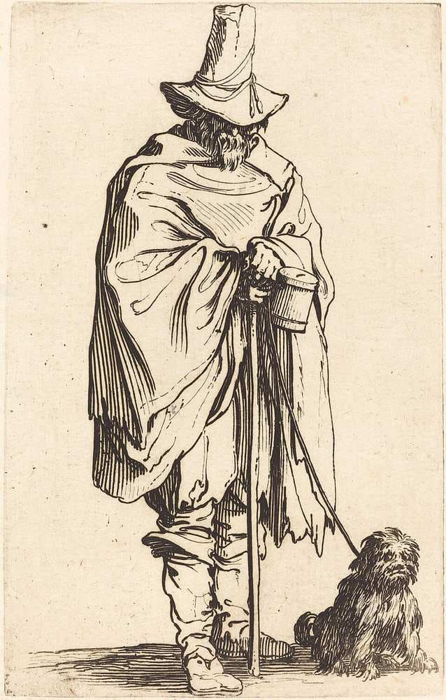 Beggar with Dog — Jacques Callot