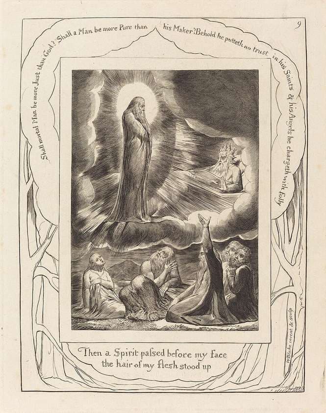 The Vision of Eliphaz — William Blake