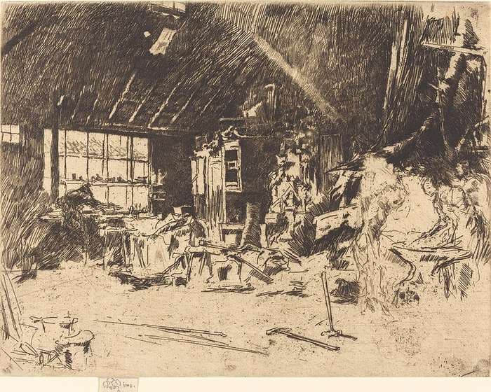 The Smithy — James Abbott McNeill Whistler