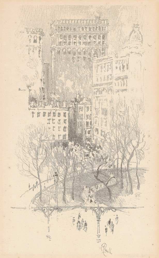Union Square — Joseph Pennell