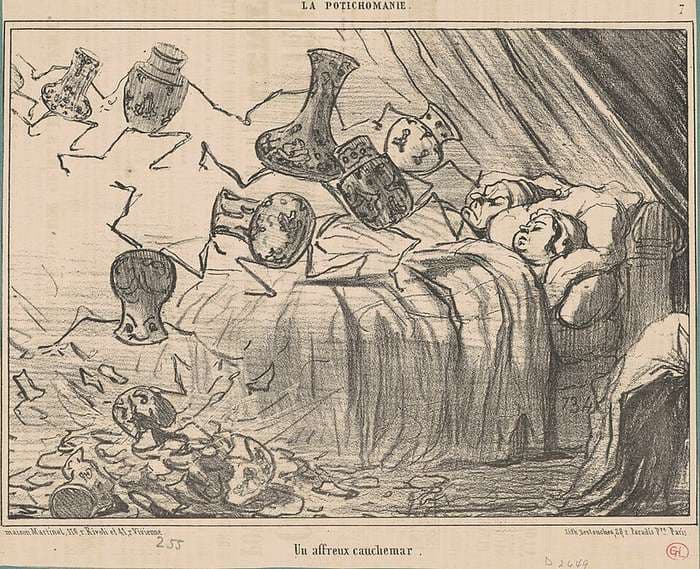 Un affreux cauchemar — Honoré Daumier