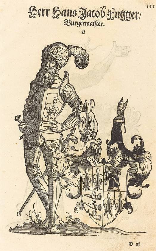 Page from Geschlechter Buch - Ausberg — Hans Weiditz, II