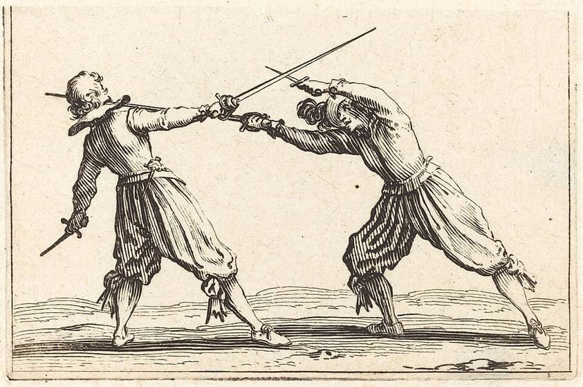 Duel with Swords and Daggers — Jacques Callot