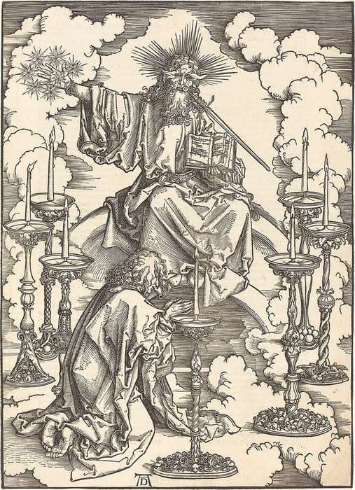 The Vision of the Seven Candlesticks — Albrecht Dürer