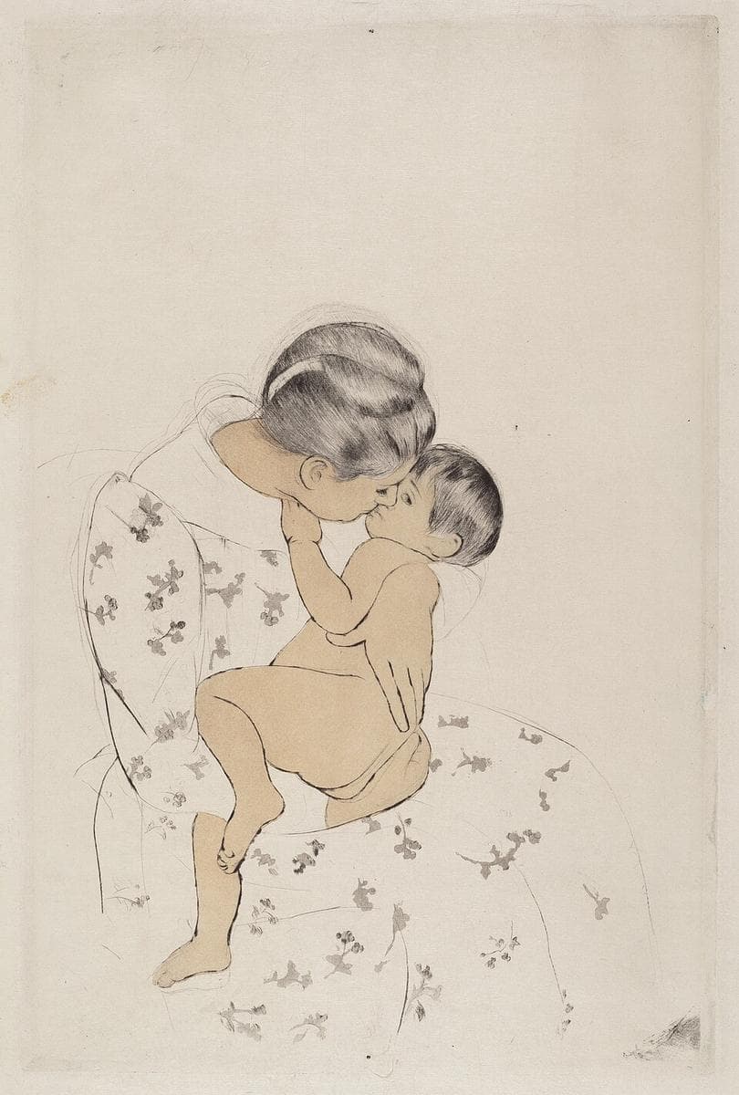 Mother's Kiss — Mary Cassatt