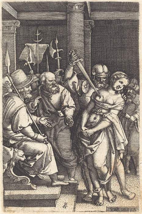 Virginius Killing His Daughter — Georg Pencz