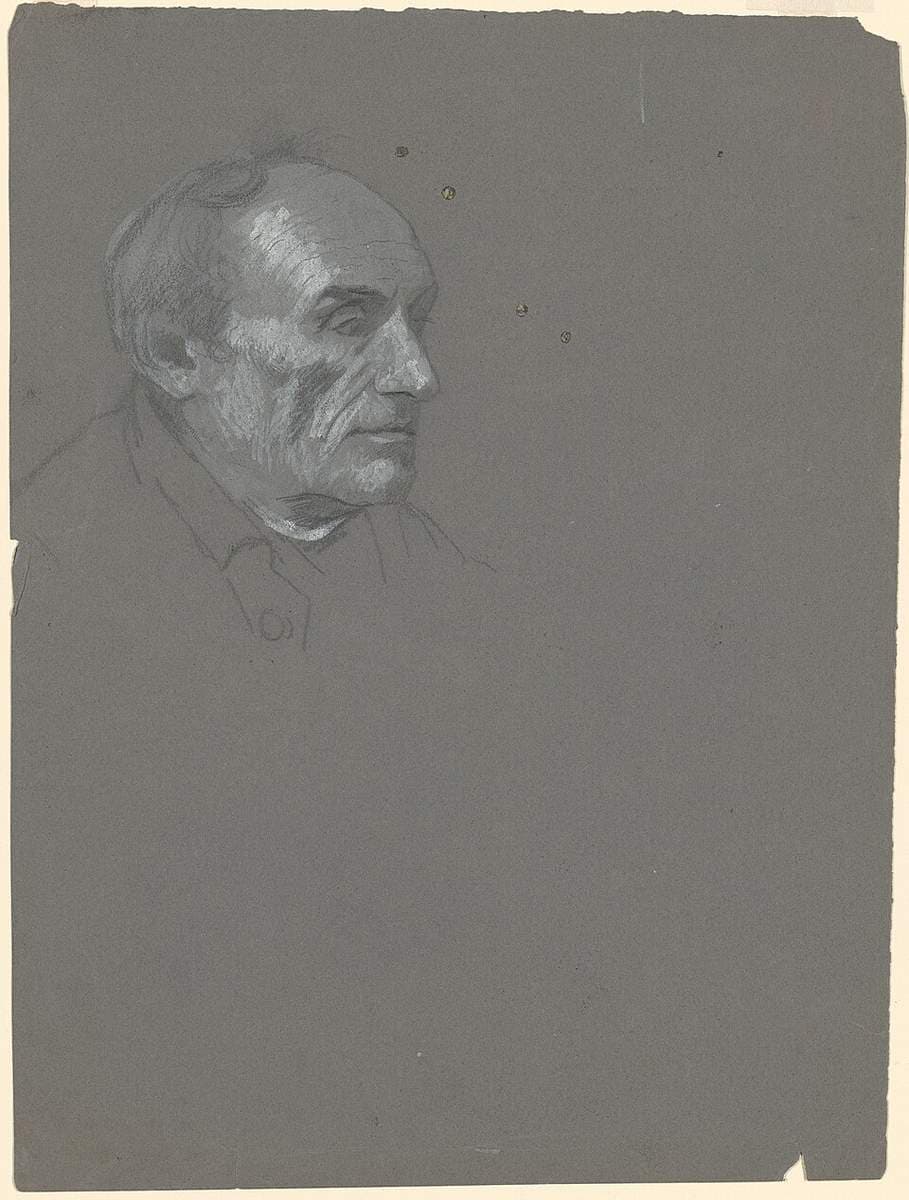 Head of a Man — Enoch Wood Perry, Jr.