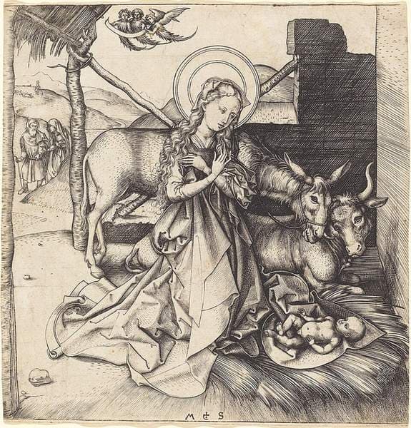 The Nativity — Martin Schongauer