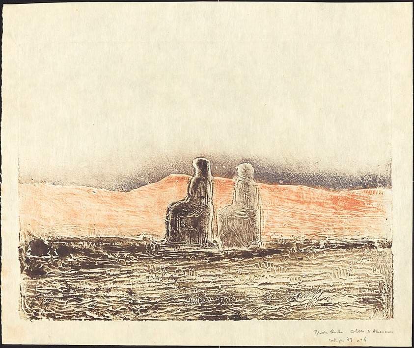 Colosses de Memnon (Thebes) — Pierre Roche