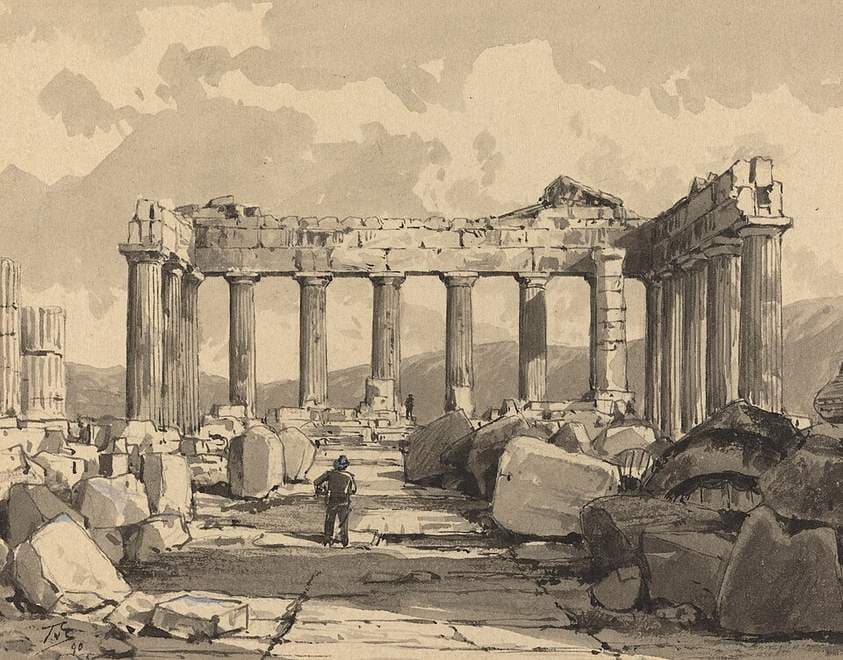 Parthenon, Inside — Themistocles von Eckenbrecher