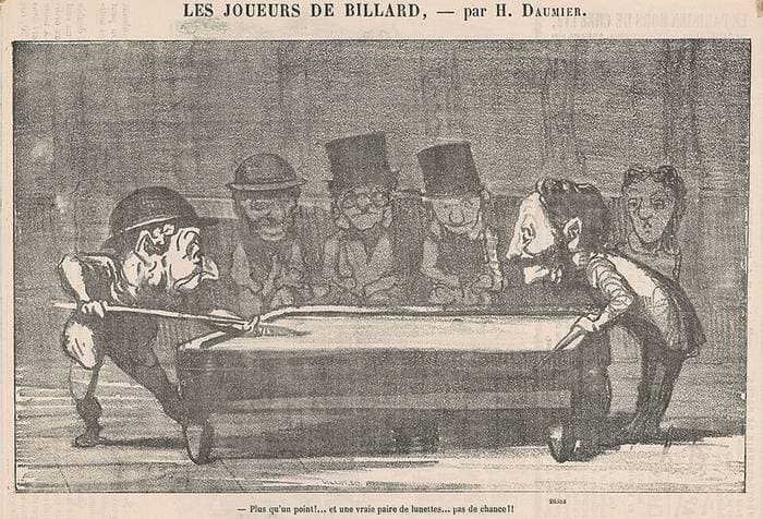 Plus qu'un point! ... Pas de chance!! — Honoré Daumier