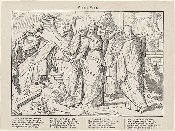Auch ein Todtentanz I — Alfred Rethel