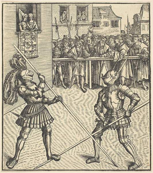 Tournament on the Occasion of the Festivity of the Marriage — Leonhard Beck