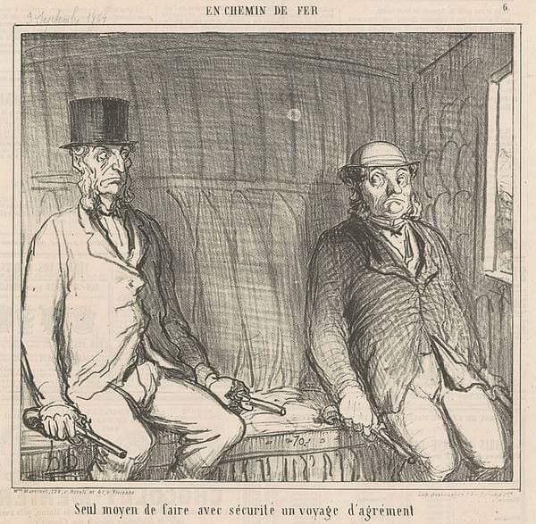 Seul moyen de faire avec sécurité — Honoré Daumier
