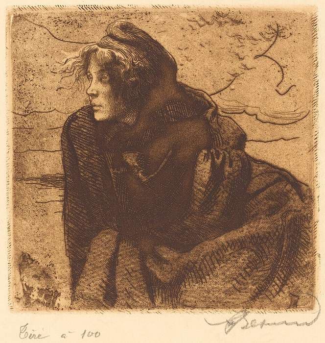 Melancholy (Mélancolie) — Albert Besnard