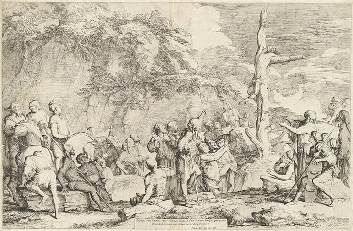 The Crucifixion of Polycrates — Salvator Rosa
