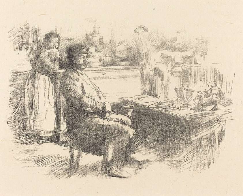 The Shoemaker — James Abbott McNeill Whistler