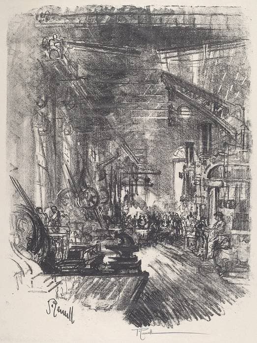 The Forges — Joseph Pennell