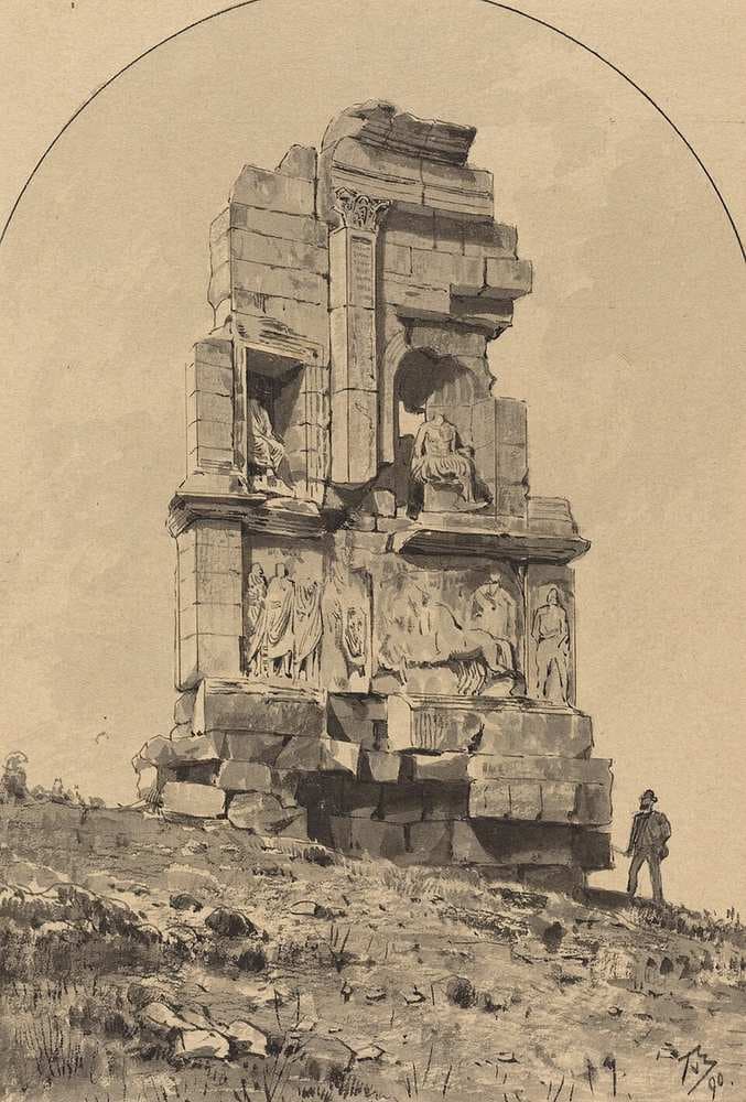 Monument of Philopappos — Themistocles von Eckenbrecher