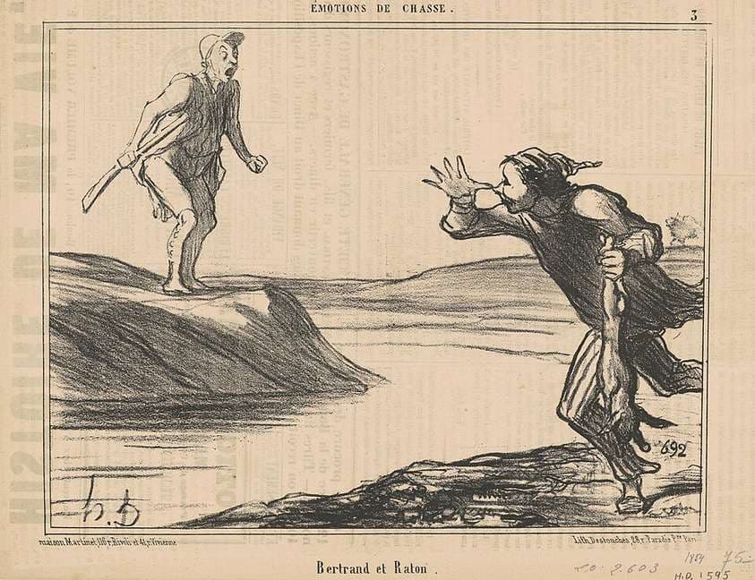 Bertrand et Raton — Honoré Daumier