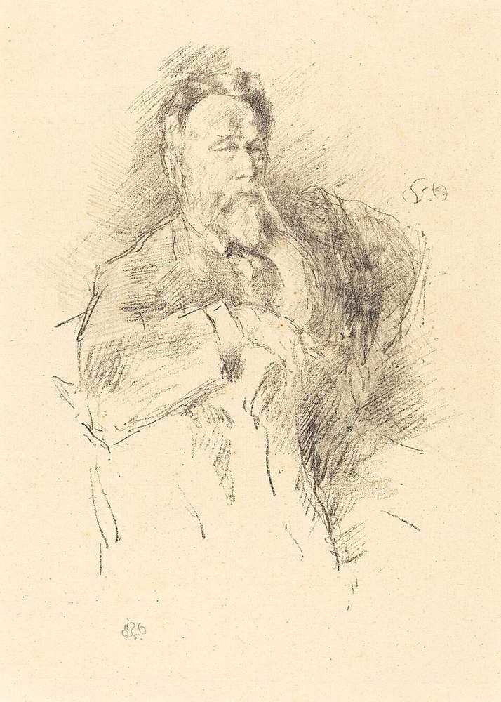 Sketch of William E. Henley — James Abbott McNeill Whistler