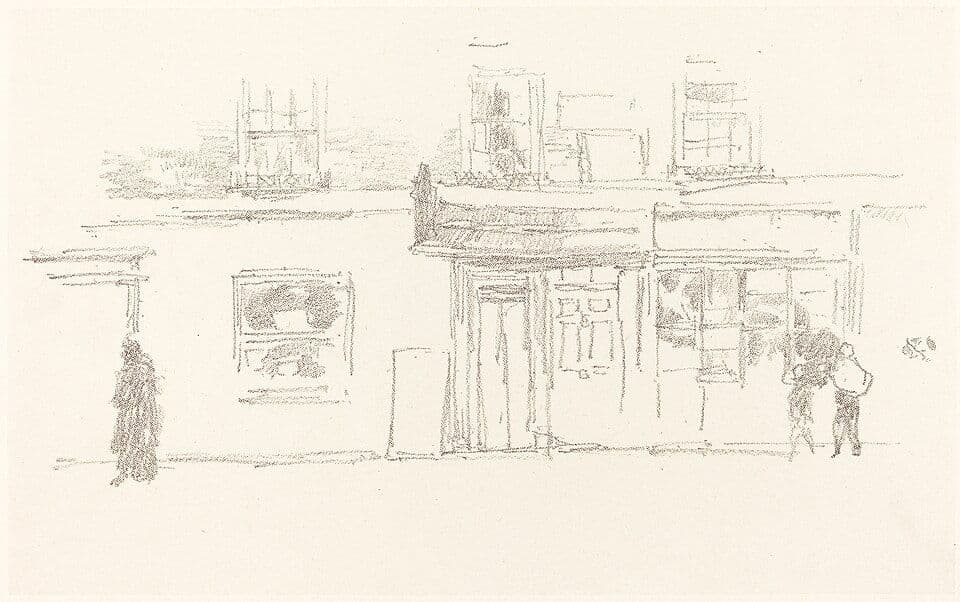 Chelsea Shops — James Abbott McNeill Whistler
