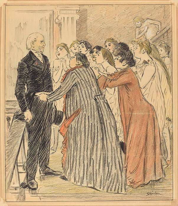 L'Aventure du Vieux Doyen (The Adventure of the Old Dean) — Théophile Steinlen