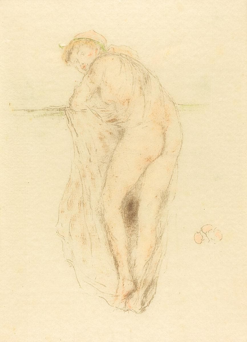 Nude Model, Back View — James Abbott McNeill Whistler