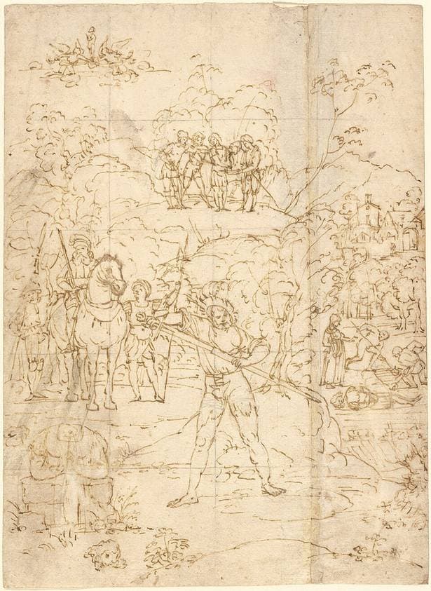 The Martyrdom of Saint Alexander of Bergamo — Lorenzo Lotto