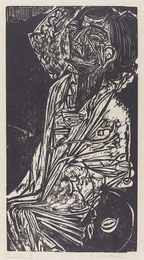 The Wife of Professor Goldstein — Ernst Ludwig Kirchner