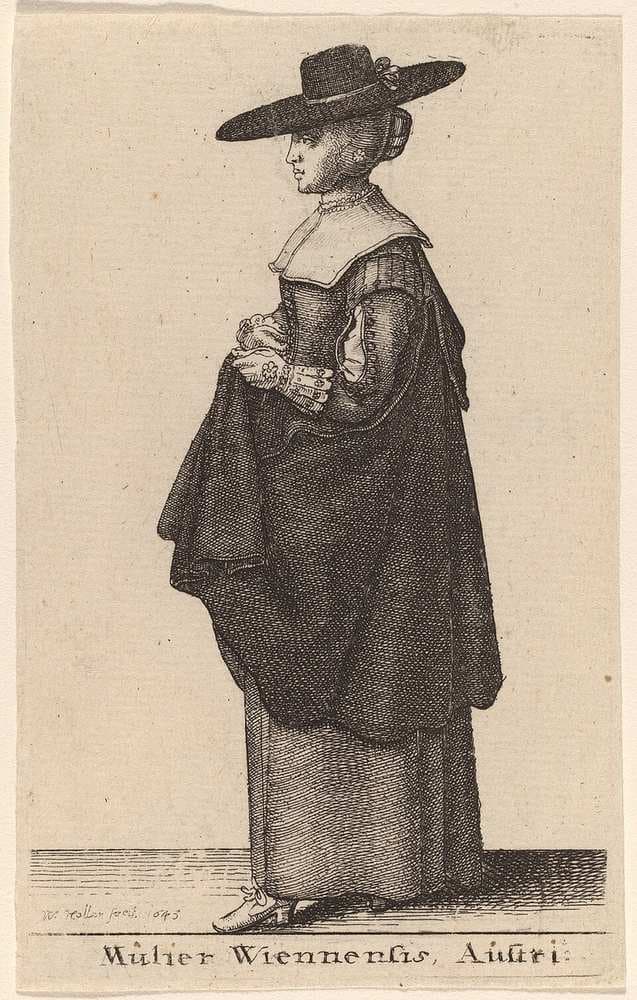 Mulier Wiennensis Austri — Wenceslaus Hollar