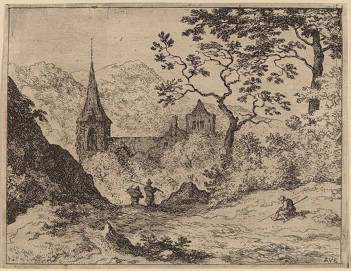 The Steeple — Allaert van Everdingen