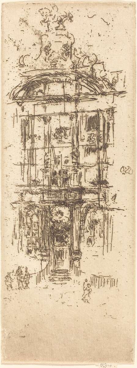 Gold-House, Brussels — James Abbott McNeill Whistler