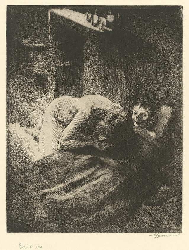 Misery (La Misère) — Albert Besnard