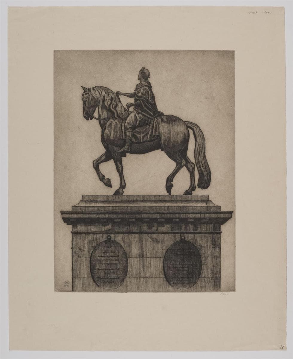 Salys rytterstatue af Frederik V — Axel Hou