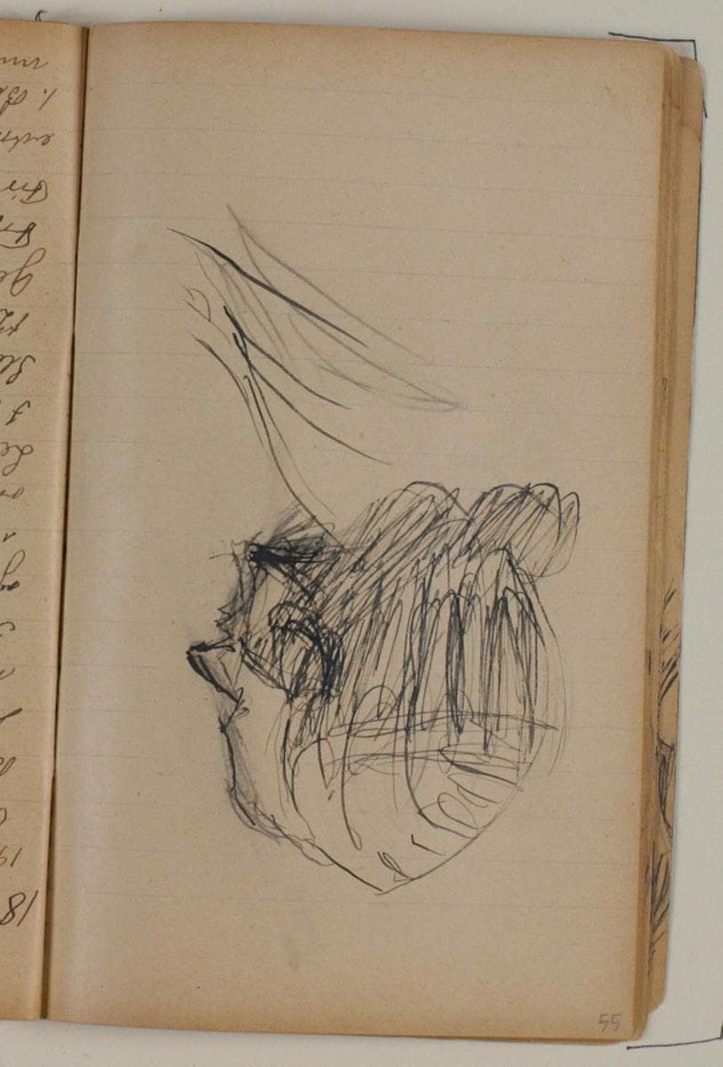 Studie efter August Saabyes H.C. Andersen-skulptur i Kongens Have, København — Niels Larsen Stevns