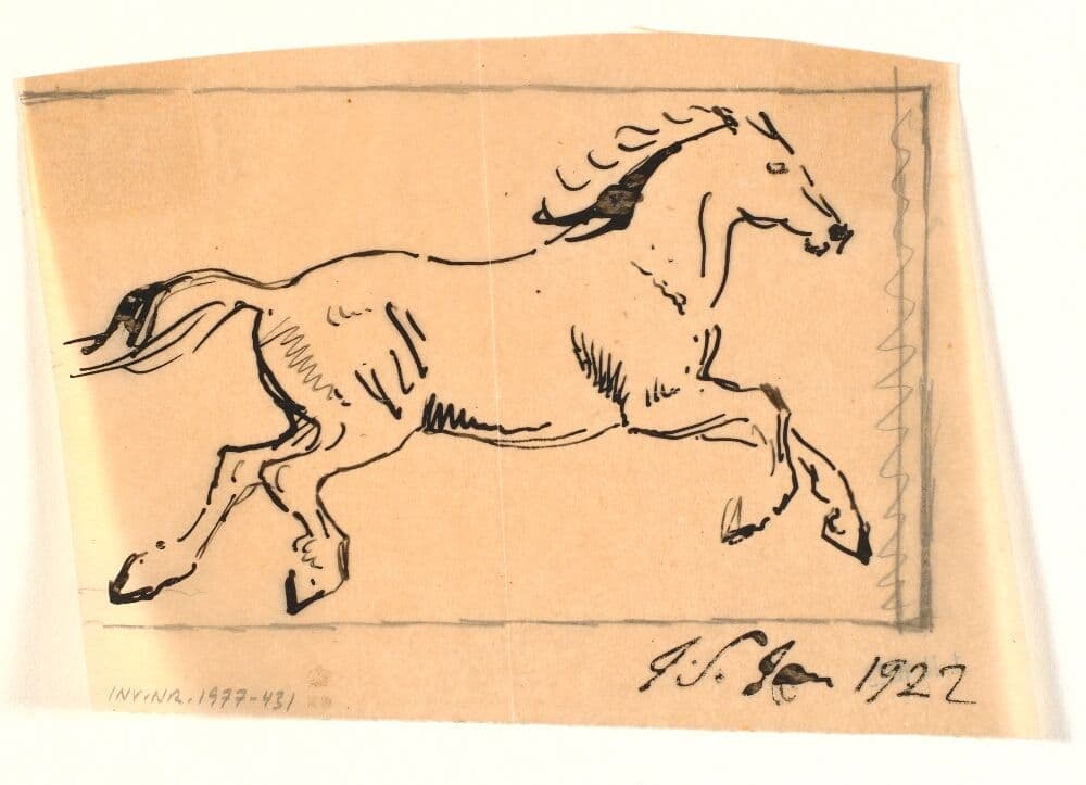 Galopperende hest — Joakim Skovgaard