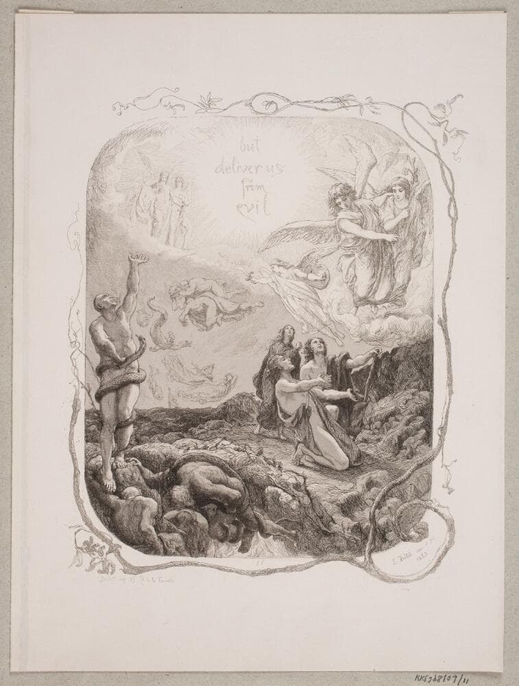 Illustration til "The Lord's Prayer" — Lorenz Frølich