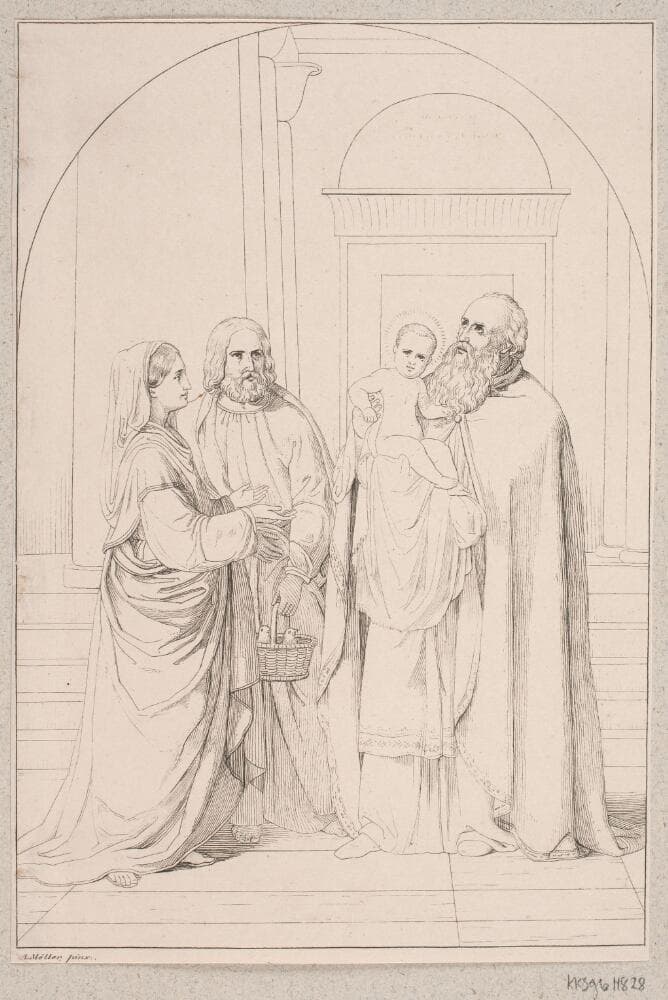 Fremstillingen i templet — Edvard Lehmann